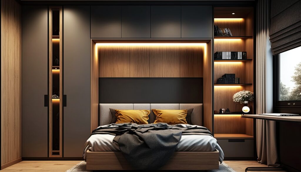 fitted modern wardrobe
