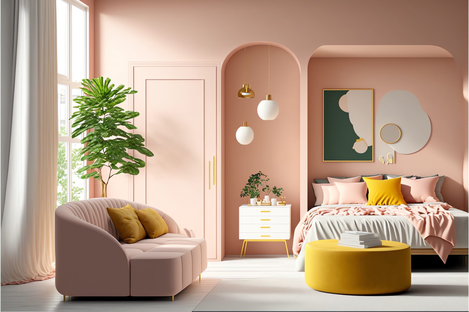 Pink Bedroom